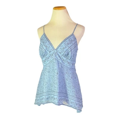 Banana Republic Factory Size 6 Silk Cami Top Adjustable Spaghetti Straps - Image 1 of 4