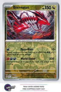 Eternatus 141/191 - SV08: Surging Sparks Rare REVERSE Holo NM - Picture 1 of 2