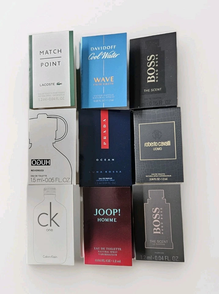 DAVIDOFF (T5) Parfum Set 9 Stück Herren Prada Luna Rossa Ocean Boss Lacoste Joop CK