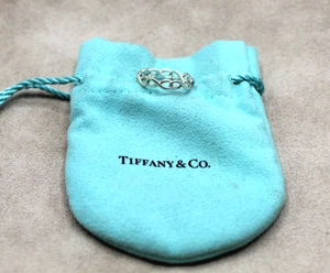 Tiffany & Co. Sterlingsilber Endlos Infinity Ring *gebraucht* kostenloser Versand - Bild 1 von 6