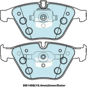 BENDIX EURO PLUS DISC BRAKE PAD SET DB1498 EURO+ - Picture 1 of 1