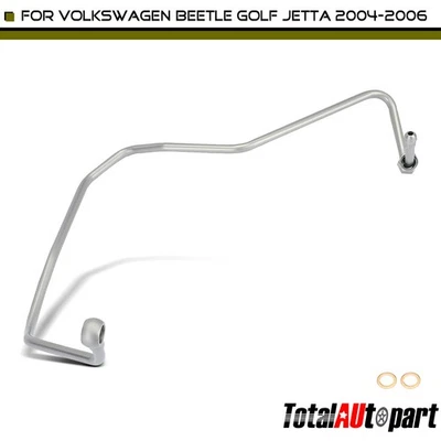 Línea de refrigerante turbocompresor para Volkswagen Beetle Golf Jetta 2004-2006 entrada de 1,9 L Foto 1 de 4