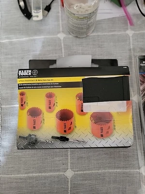 Klein Tools 31902 Bi-Metal Hole Saw Kit with Arbor Bits for Cutting Steel,...  - Image 1 of 2