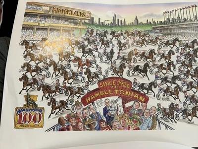Lote de carteles 100th Hambletonian 2025 13”x17” + bonificación automática - gingras - ¡Leer por favor! Foto 1 de 4