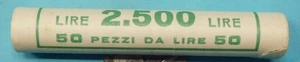 Rollo Original 1992 Italia 50 LIRAS MONEDA (50 monedas) Sin Circular - Imagen 1 de 3