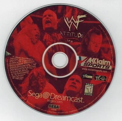 WWF Attitude Sega Dreamcast 1999 - Image 1 of 2
