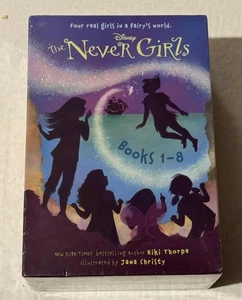 The Never Girls Boxed Set Of 8 PB Books Disney Kiki Thorpe 1-8 Boxed Set new - Picture 1 of 5