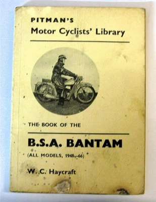 Pitmans BSA BANTAM 1948 to 1966 Motorcycle Maintenance Handbook 1966 #F6-G.4219 - Image 1 of 4