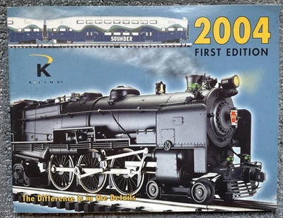 K-Line Electric Model Trains 2004 First Edition Catalog O & O-27 Gauge Railroad - Image 1 of 2