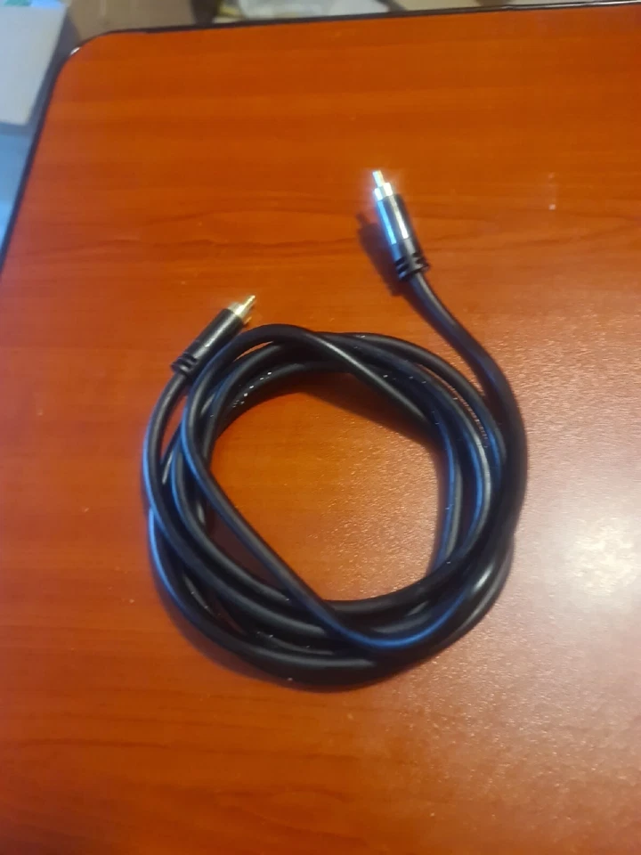 RCA male to RCA male Plug Audio Cable Adapter Y Splitter Converter 20cm - Image 1 of 1