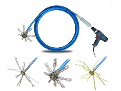 ORBITREX.EU Schornsteinbesen Kaminbesen Rotary Bruch Schornsteinfeger Bohren reinigen 6Maße