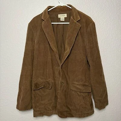 Chaqueta Blazer J Crew Pana Hombres Talla M Marrón Bolsillo Calce Clásico Academia Preppy Foto 1 de 4