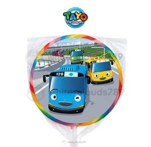 24 Tayo der kleine Bus 1,67" Aufkleber Etiketten für Tasche Party Gastgeschenk Geburtstag - Bild 1 von 3