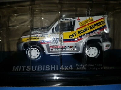 Edicola Mitsubishi 1:43 4x4 #206 win Paris - Dakar 1998 J-P. Fontenay/G. Picard - Immagine 1 di 4