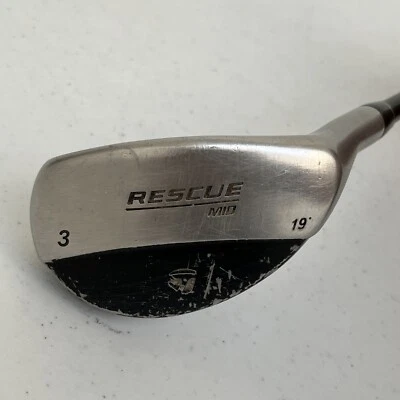"Hierro TaylorMade Rescue Mid 19° híbrido 3 Ultralite grafito R Flex 39""" Foto 1 de 4