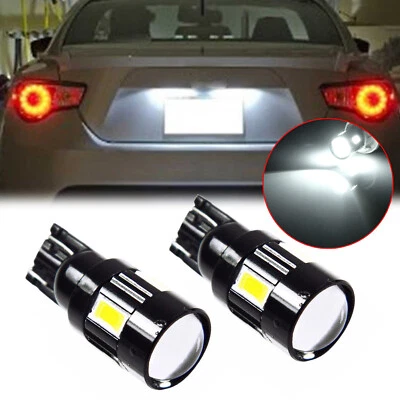 Proyector HID Xenón Blanco 6-SMD 168 194 2825 Bombillas LED para Luz de Matrícula Foto 1 de 4