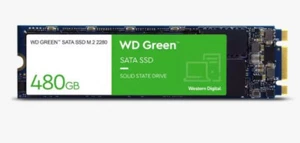 Western Digital WD WDS480G3G0B Green SATA M.2 2280 SSD 480GB 3-Year Limited Warr - Afbeelding 1 van 1