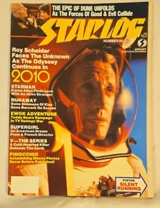 Starlog Magazine Roy Scheider Space Odyssey January 1985 - Picture 1 of 5