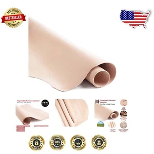 Sustainable 12"x36" 8-9 Oz Veg Tan Leather - Ideal for All Leathercraft Projects - Picture 1 of 11