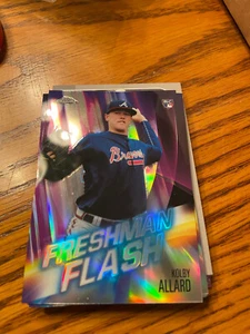 2019 Topps Chrome Freshman Flash #FF-10 Kolby Allard Atlanta Braves - Picture 1 of 1