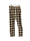 Isabel Marant Etoile Plaid Tapered Trousers Mustard Yellow