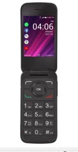 TracFone My Flip 2 4G LTE Prepaid Flip Phone (Locked) - Black - 4GB - Sim Card  - Picture 1 of 1