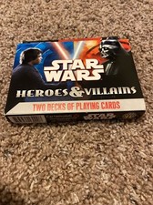 Star Wars Heroes and Villains Playing Cards