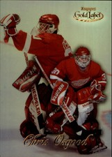 1998-99 Topps Gold Label Class 1 Red Wings Hockey Card #76 Chris Osgood
