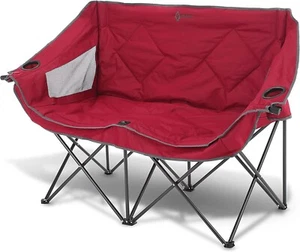 ARROWHEAD OUTDOOR Portable Folding Double Duo Camping Chair, Supports 500 lbs - Picture 1 of 16