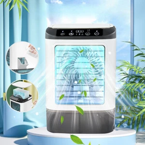 Portable Mini Air Conditioner Air Cooler Fan Personal Cooling Bedroom Cooler Fan - Picture 1 of 13