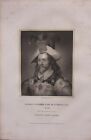 1824 Dated Antique Print ~ George Clifford Earl Of Cumberland
