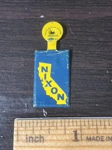 1962 Nixon For Governor California Tab Pin - Picture 1 of 2