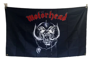 MOTORHEAD ICONIC BAND LOGO FLAG 5X3 - Picture 1 of 1