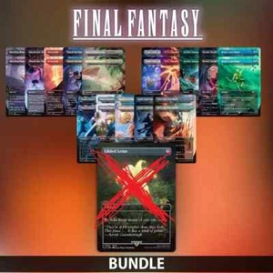 MTG Final Fantasy Secret Lair NON FOIL BUNDLE ONLY ENGLISH **NO PROMO** PRESALE - Picture 1 of 1