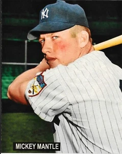 Mickey Mantle Photo Art New York Yankees Photo Artwork 8x10 Baseball Photo Art - Picture 1 of 1