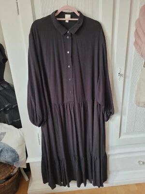 H&M Maxikleid, Schwarz, XXL - Bild 1 von 3