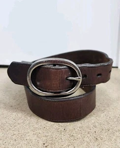 3D Belt Company Western Genuine LEATHER Belt Men's Sz. 38 Brown Distressed  - Picture 1 of 18