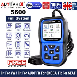 AUTOPHIX 5600 ALL System Car Diagnostic Scan Tool Fit For Skoda OBD2 Scanner UK - Picture 1 of 16