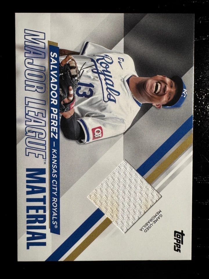 2024 Topps Update Series Salvador Perez Major League Materials #MLMU-SP - Image 1 of 2