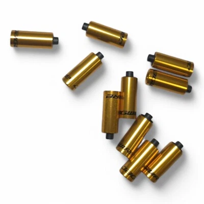 Tapa de extremo con capucha Jagwire de 4 mm aleación de oro 10 piezas Foto 1 de 4