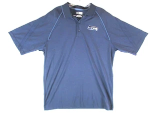 Seattle Seahawks Men's Size L Large Polo Shirt Collared Team Apparel *Read Descr - Picture 1 of 12