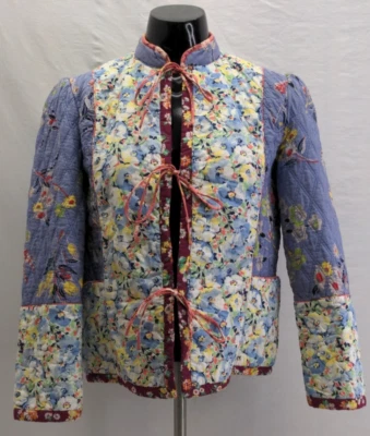Polo Ralph Lauren Quilted Floral Reversible Blazer Jacket Sz 6 - Image 1 of 4
