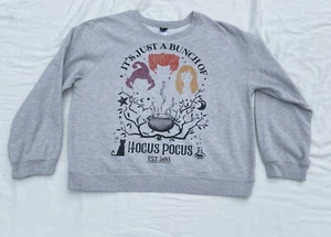 Disney Hocus Pocus Damen-Sweatshirt XXXL (21) grauer grafischer Pullover Pullover - Bild 1 von 12