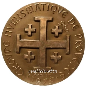 NUMISMATISCHE GRUPPE PROVENCE MEDAILLE FRANKREICH PROVENCE - Bild 1 von 2