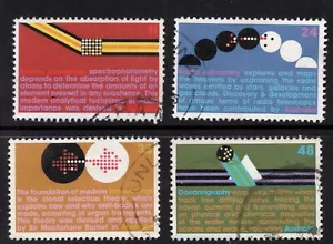 AUSTRALIA 1975  SCIENTIFIC DEVELOPMENT SET OF (4)  VFU. - Picture 1 of 1