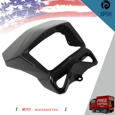 Cubierta de faro negra para Suzuki DR-Z400S DRZ400SM DR200S DR650SE 2002-2023 Foto 1 de 4