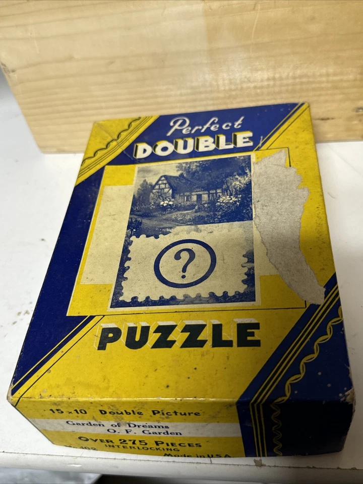 VTG Perfect Double Picture Puzzle "Garden Of Dreams & O.F. Garden” 275 Pieces - Image 1 of 4