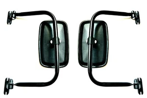 2x lusterko wsteczne 232x145 mm ø15 ø18 lusterko zewnętrzne E20 ciągnik koparka uchwyt lusterka - Zdjęcie 1 z 14