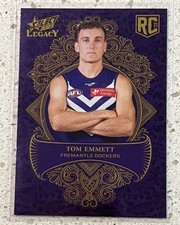 2023 AFL  Select Legacy, Tom Emmett Legacy Plus 009/450 Rookie Fremantle LOW 🔥