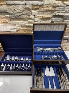 Reed & Barton 18/10 Edelstahl Besteck Renaissance Set, Service für 12, 100 Stck. - Bild 1 von 24